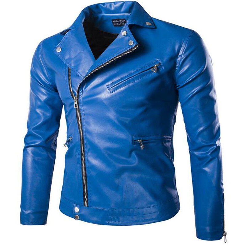 2016 ο ܿ     ߱ PU  Ŀ  Ʈ   ǳ/2016 New  Winter Men Leather Jacket Slim Fit PU Zipper Biker Motorcycle Coat Windproof Wat